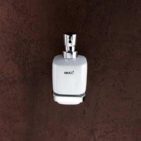 NIMCO MA set-31K-26 - Distributore di sapone, portaspazzolino e gancio a muro MAYA