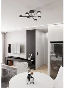 Plafoniera HALO 6xGX53/10W/230V nera