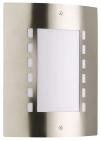 Applique Inox E27 da parete IP54 per esterni - serie METRO