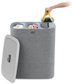 Cesto portabiancheria in tessuto grigio 90 l Tota Trio - Joseph Joseph