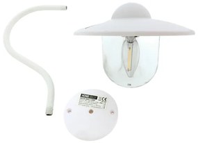Applique a LED solare LED/0,5W/1,2V IP44 bianco