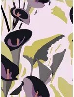 Élitis Carta da parati Arum - Violett /Ocker