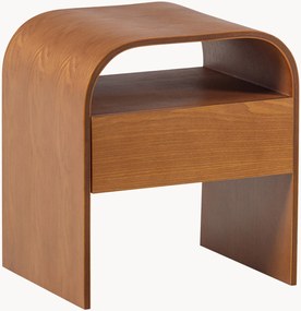 Comodino effetto legno con cassetto Momo