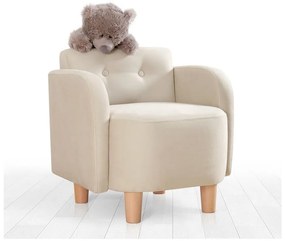 Sedia per bambini crema Volie - Artie