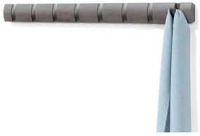 Appendiabiti da parete grigio in legno di pioppo Flip - Umbra