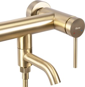 Rubinetto da vasca REA Clif Brush Gold