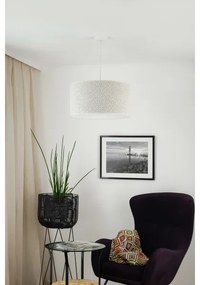 Brilagi - Lampadario a sospensione con filo BOUCLE ROLLER 1xE27/15W/230V diametro 45 cm color crema