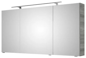 Pensile con luce Cassca PELIPAL grigio sangallo laurea  L 140 x H 70 x P 15 cm