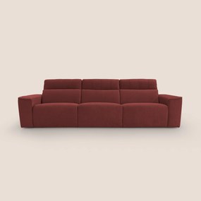 Clark Divano modulare 3 sedute con opzione relax elettrico in tessuto smacchiabile impermeabile T17