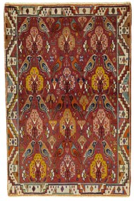 Gabbeh Tappeto persiano 100 x 160 Rosso (Iran) Annodato A Mano