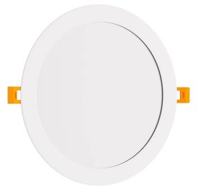 Pannello LED Rotondo 20W 2.000lm no Flickering Foro Ø203-210mm Colore Bianco Caldo 3.000K