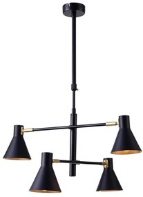 Lampadario a sospensione con supporto rigido LESS 4xE14/40W/230V