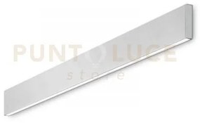 Steel applique a parete led 4000k 32w 5000lm bianca 120cm