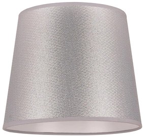 Duolla - Paralume per lampada da tavolo CLASSIC M E27 diametro 24 cm argento