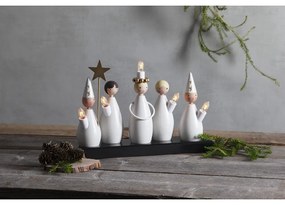 Decorazione luminosa bianca e nera con alimentazione a corrente Luciakör – Star Trading