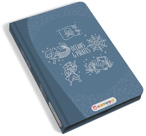 Kidywolf - Tavoletta da disegno Kidydraw mini - oceano e pirati