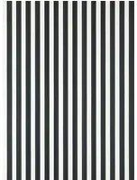 Farrow & Ball Carta da parati Closet Stripe - Pointing/ Off-Black