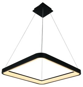 Brilagi - Lampada LED dimmerabile a sospensione su cavo FALCON SLIM LED/50W/230V 50x50 cm nero + telecomando