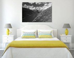 Quadro su tela – Parco nazionale Patagonia in Argentina in bianco e nero