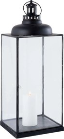 ARIANE - lanterna in vetro e acciaio