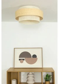 Plafoniera BOHO 1xE27/60W/230V Ø 40 cm iuta/crema