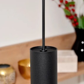 LED Lampadario a sospensione con filo TUBA 3xGU10/4,8W/230V nero