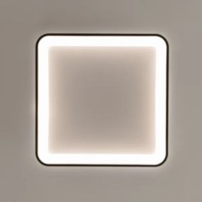 Brilagi - Plafoniera dimmerabile LED FALCON SLIM LED/50W/230V 50x50 cm nera+telecomando