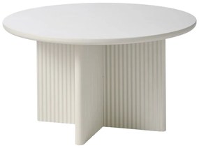 Tavolino rotondo grigio chiaro ø 80 cm Palma - Unique Furniture