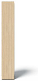 Libreria bianca in rovere 40x188 cm Ella - TemaHome