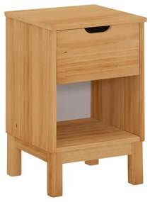 Comodino colore naturale in legno di pino Post - Støraa