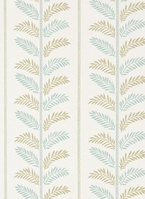 Nina Campbell Tapete Plumier - Aqua/ Beige