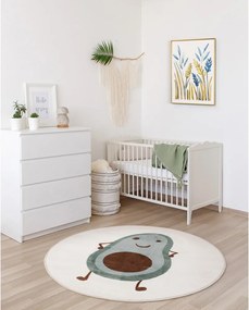 Tappeto per bambini color menta/avorio ø120 cm Avocado Mint – FD