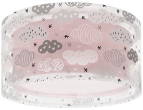 Dalber 41416S - Plafoniera per bambini CLOUDS 2xE27/60W/230V rosa