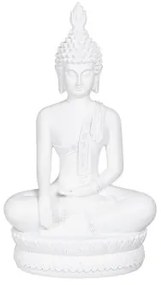 Statua Decorativa Bianco Buddha 19,2 x 12 x 32,5 cm
