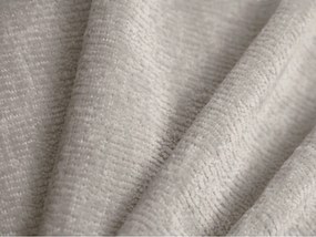 Letto matrimoniale imbottito color crema con contenitore con rete inclusa 200x200 cm Ovalo – Micadoni