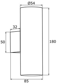 Argon 0912 - Applique MITOS 2xGU10/5W/230V cromo