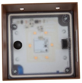 Applique da esterno marrone ruggine con LED IP65 solare - Charlene