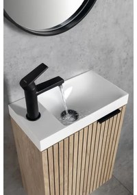 Sapho - Miscelatore per lavabo KAI 15 cm nero opaco