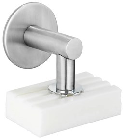 Dispenser magnetico per sapone in acciaio inox Turbo-Loc® Matte - Wenko