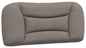 Letto con materasso tortora 90x190 cm in tessuto