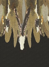 Eijffinger Carta da parati panoramica Fancy Feather - Black
