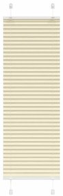 Tenda Plissettata Crema 40x100 Cm Larghezza Tessuto 39,4 Cm /