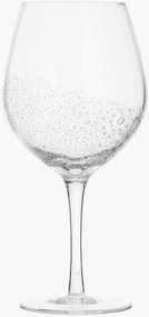 Calice da vino rosso in vetro soffiato Bubble