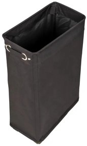 WENKO 69737800 - Cesto per il bucato CORNO 18,5x60 cm nero