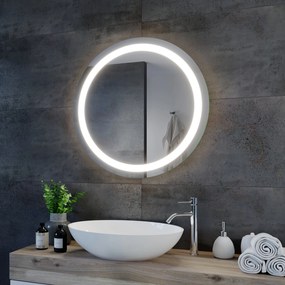 Specchio rotondo con illuminazione LED C4