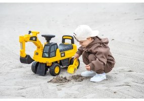 Bici a spinta scavatore CAT 2xAA giallo/nero