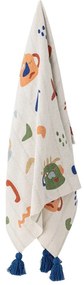 Coperta per bambini color crema in cotone riciclato 130x160 cm Sylvie – Bloomingville Mini