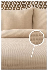 Copriletto beige 160x220 cm Waffle - Mijolnir