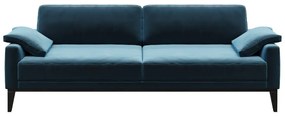 Divano in velluto blu , 211 cm Musso - MESONICA