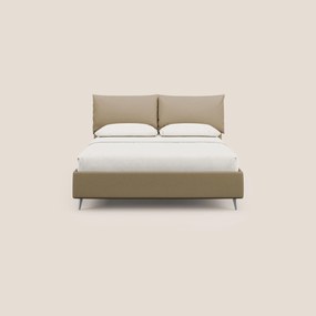 Elsa letto imbottito con vano contenitore in tessuto smacchiabile T05
